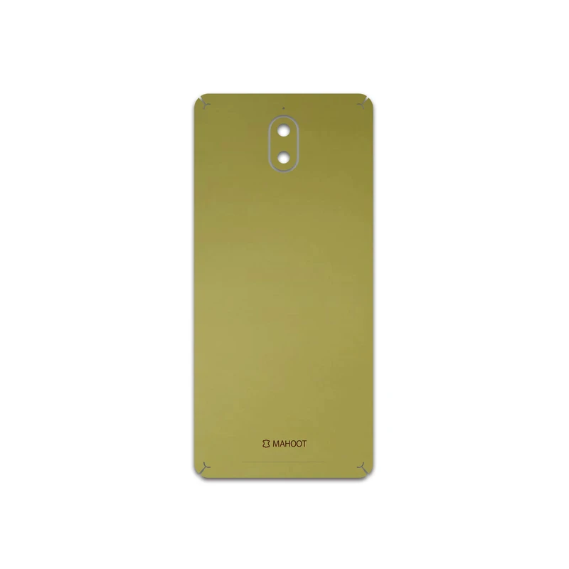 برچسب پوششی ماهوت مدل Matte-Gold مناسب برای گوشی موبایل نوکیا 3.1