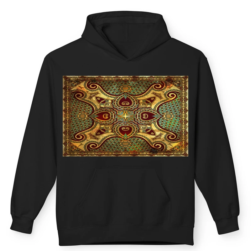 هودی مردانه پاد آفرین مدل فرش و گلیم و کاشی کد 1092