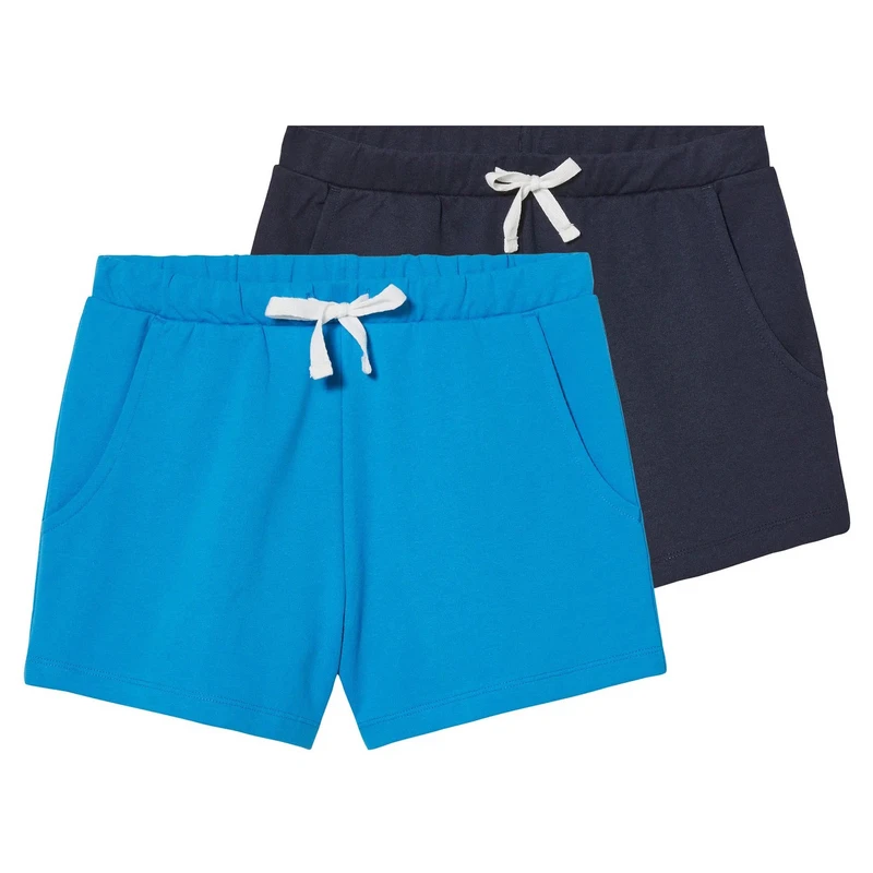 شلوارک راحتی دخترانه پیپرتس مدل ساده کد 2026 مجموعه 2 عددی