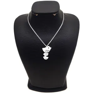 گردنبند نقره زنانه دلی جم مدل پرنده