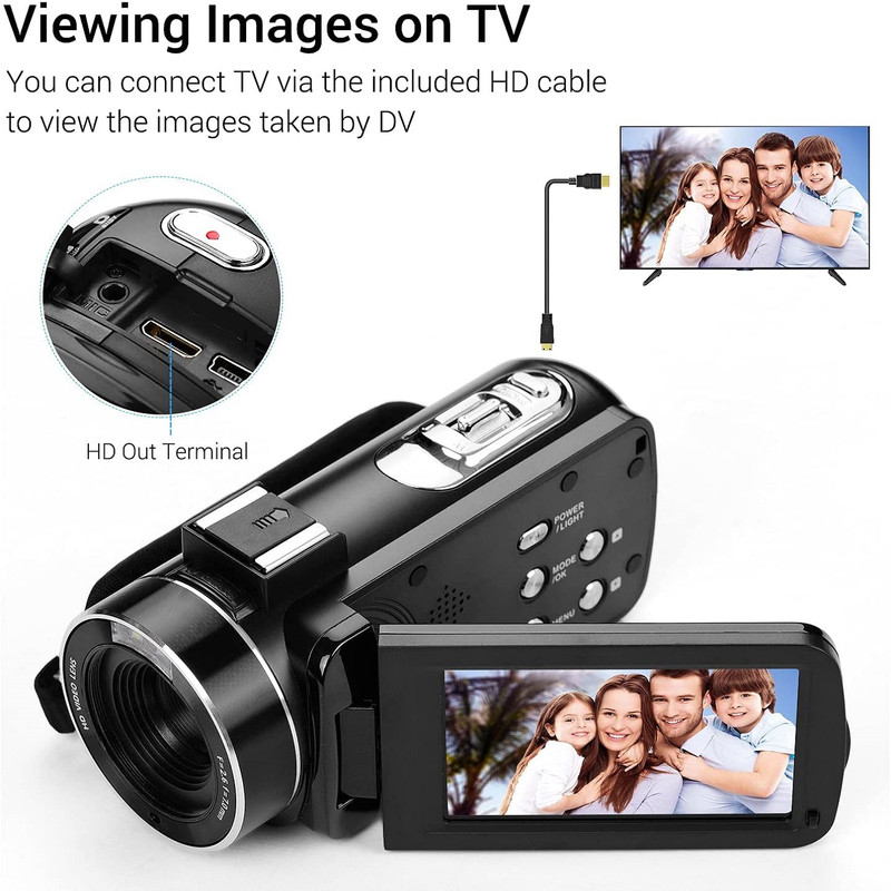 دوربین فیلم برداری اندیر مدل DV 4K Ultra HD 1