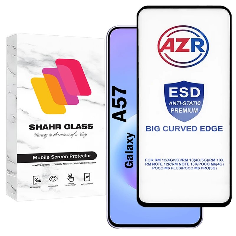 محافظ صفحه نمایش شهر گلس مدل AZRS مناسب برای گوشی موبایل سامسونگ Galaxy A57