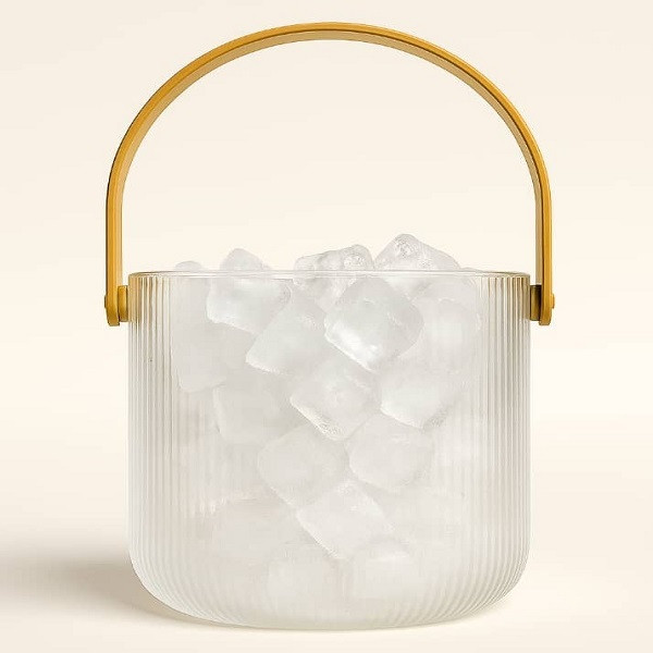 ظرف یخ مدل شیاردار دسته بامبو کد RX-2026