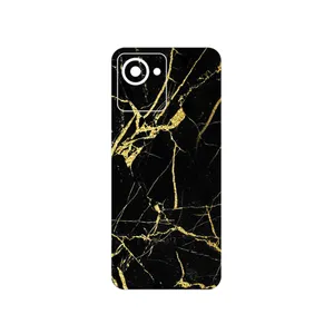 MAHOOT Graphite_Gold_Marble Cover Sticker for Realme C30s
