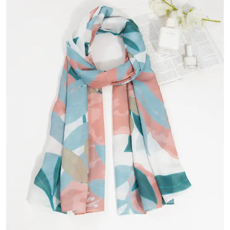 شال زنانه مدل نخی بهاره طرح جدید پاستیلی کد ana-2148