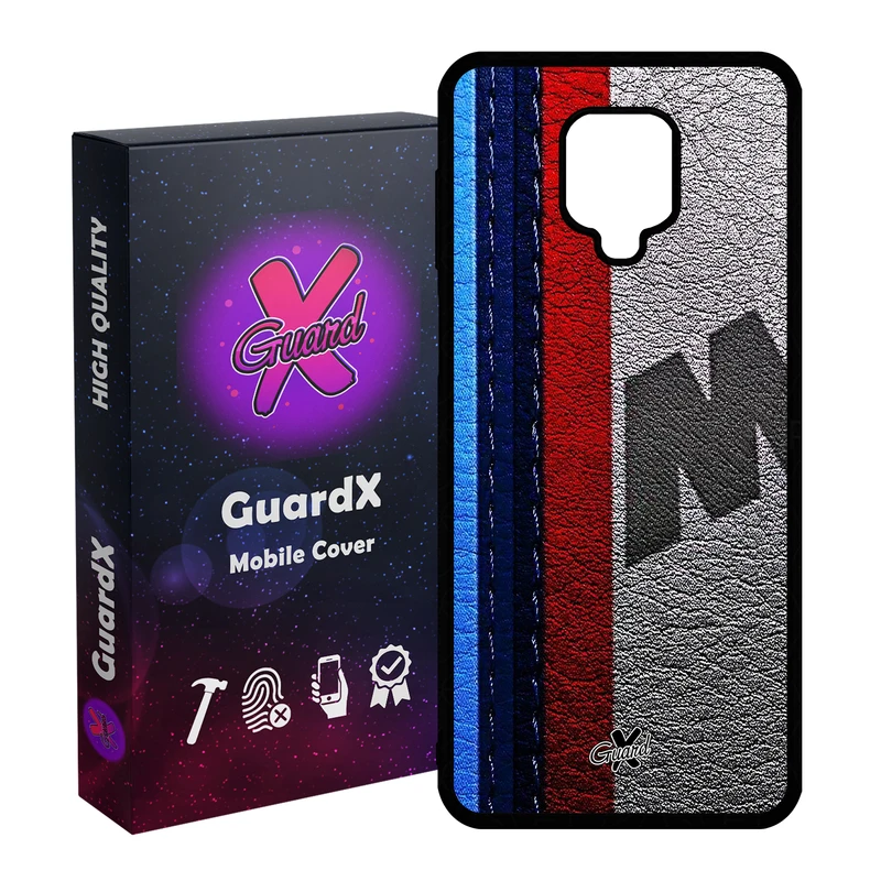 کاور گارد ایکس طرح BMW مدل Glass10344 مناسب برای گوشی موبایل شیائومی Redmi Note 9S / Note 9 Pro / Note 9 Pro Max