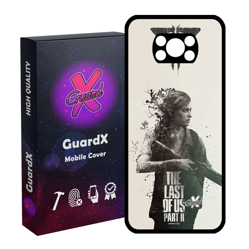 کاور گارد ایکس طرح The Last of Us مدل Glass10199 مناسب برای گوشی موبایل شیائومی Poco X3 / Poco X3 NFC