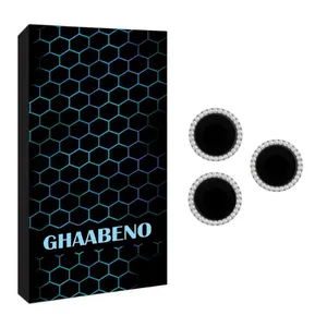 محافظ لنز دوربین قاب نو مدل رینگی نگین دار مناسب برای گوشی موبایل اپل IPHONE 11 PRO MAX