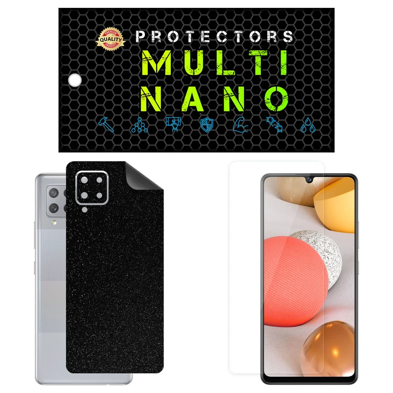 محافظ صفحه نمایش مولتی نانو مدل X-SFG مناسب برای گوشی موبایل سامسونگ Galaxy A42 5G به همراه برچسب پوششی