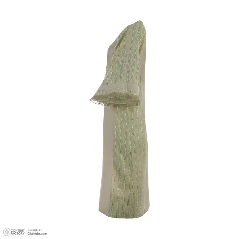 مانتو زنانه نغمه مدل پولکی روشن