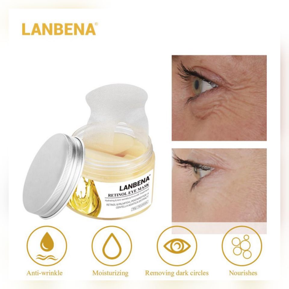 ماسک دور چشم لنبنا مدل RETINOL وزن 90 گرم -  - 3