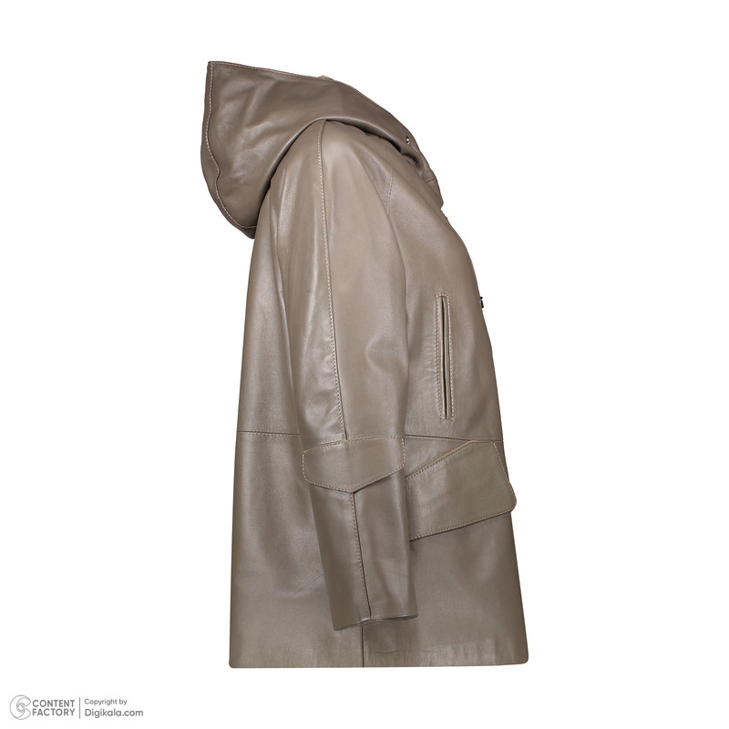 کت چرم زنانه چرم مشهد مدل b0479-053