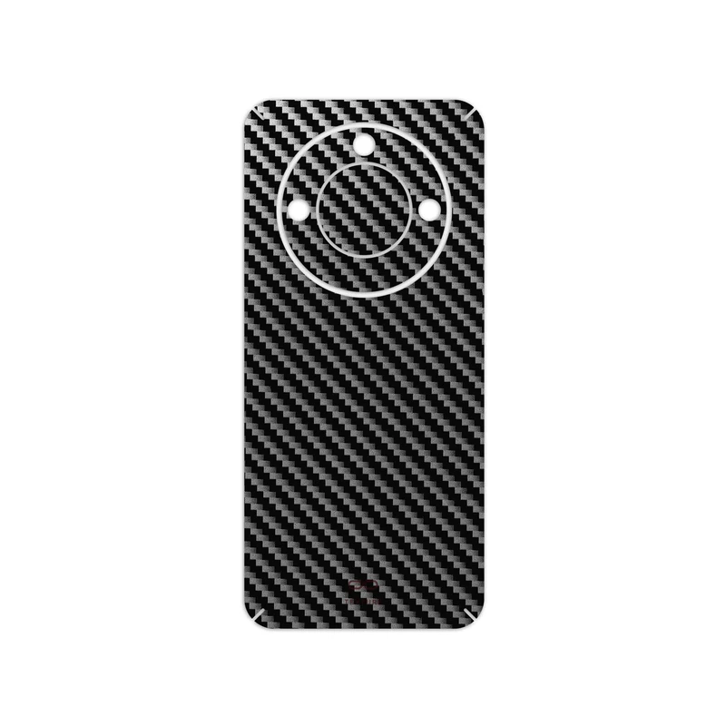 برچسب پوششی ماهوت مدل Glossy-Silver-Fiber مناسب برای گوشی موبایل آنر X9c Smart