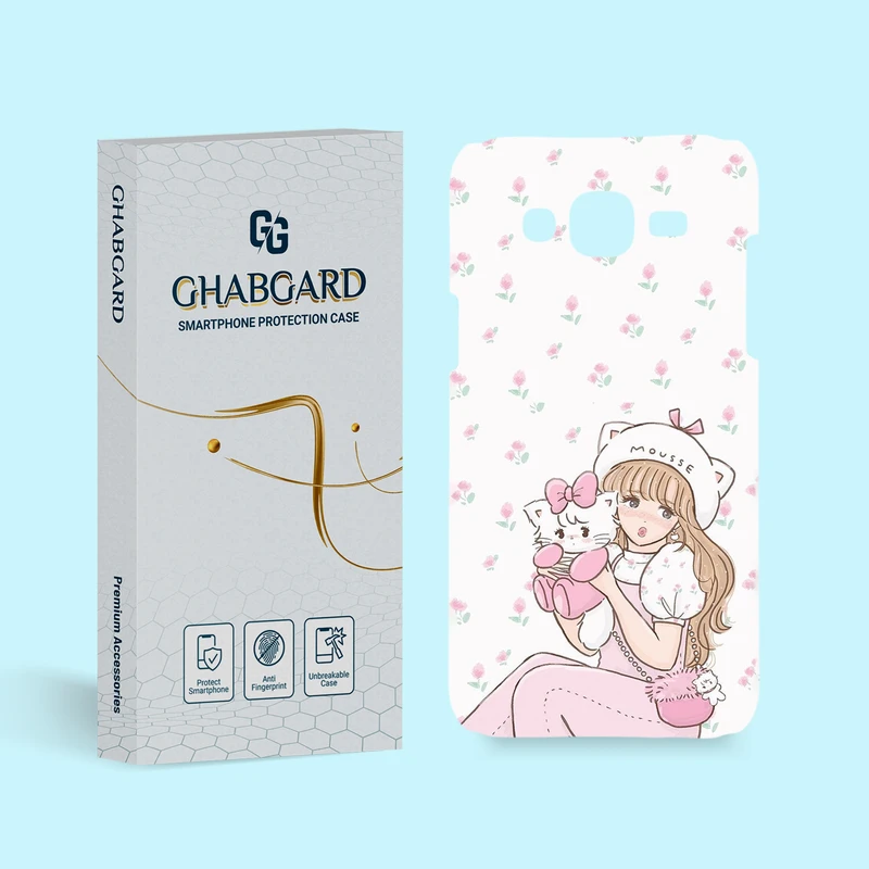 کاور قاب گارد مدل دخترانه مناسب برای گوشی موبایل سامسونگ Galaxy J5 2015 / J500