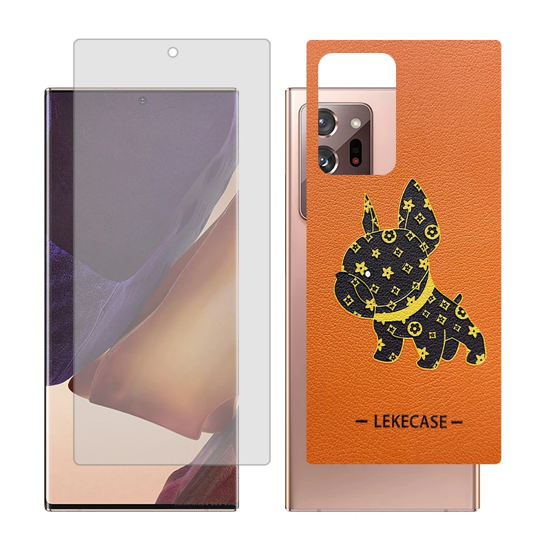 محافظ صفحه نمایش مات گلس مدل together مناسب برای گوشی موبایل سامسونگ Galaxy Note20 Ultra 5G  به همراه برچسب پوششی پشت گوشی