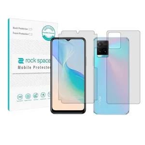Rock space HyGEL model transparent screen protector suitable for Vivo Y33s mobile phone with back protector