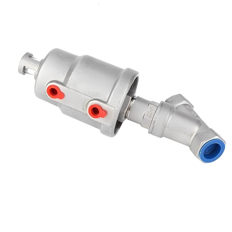 شیر انگل ولو یا شیر زاویه تمام استیل ای اس ان مدل JZF-DN15 SS 1/2 inch