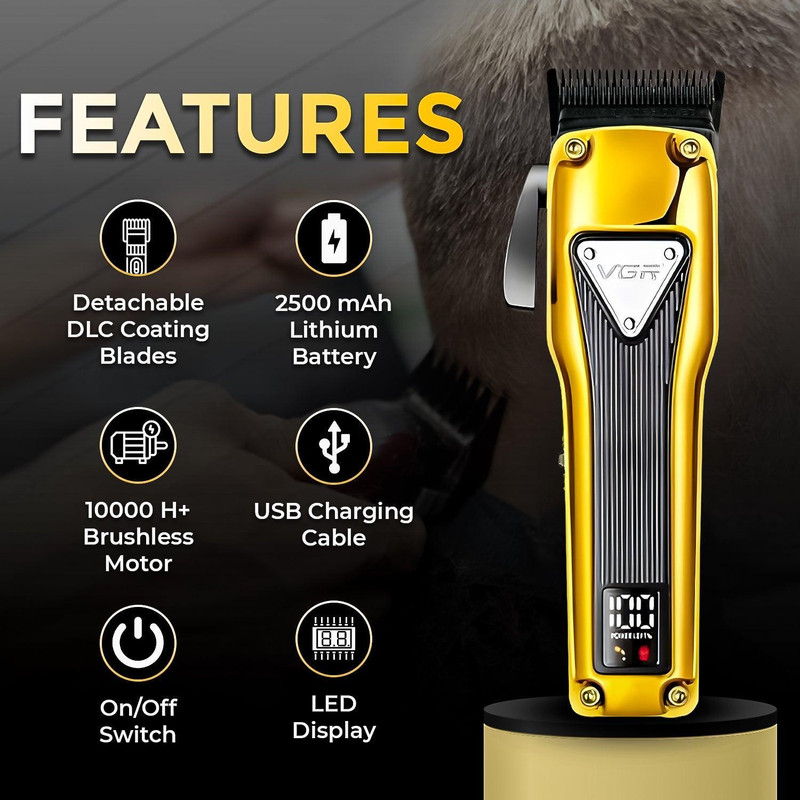 ماشین اصلاح موی سر وی جی ار مدل v-137