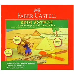 ماژیک 12 رنگ فابر کاستل مدل desert adventure