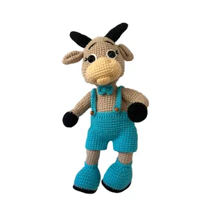 عروسک بافتنی طرح گاو کد 4