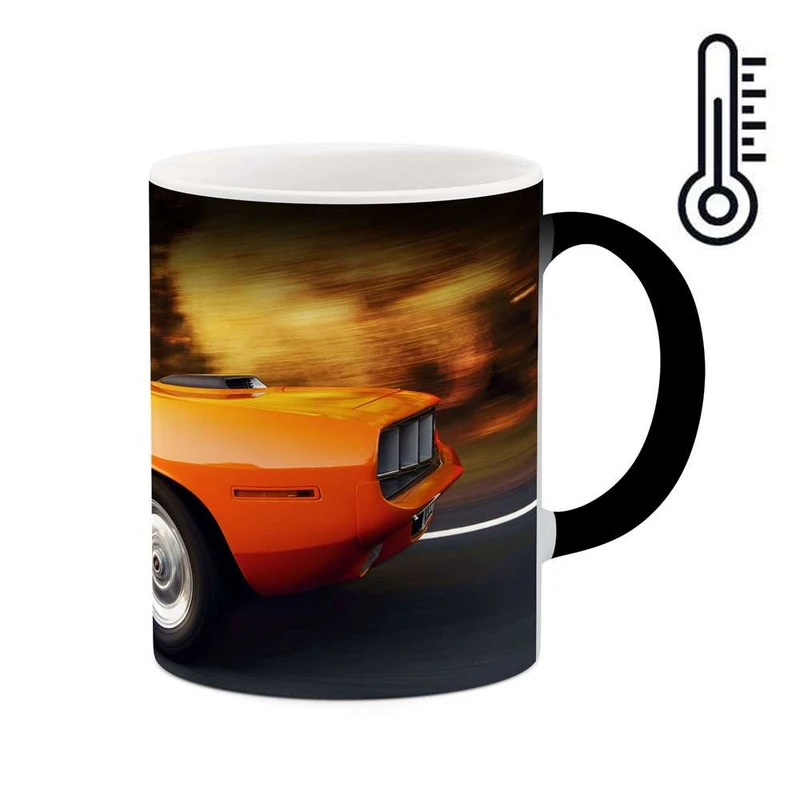 ماگ حرارتی کاکتی مدل ماشین کلاسیک کد mgh11315