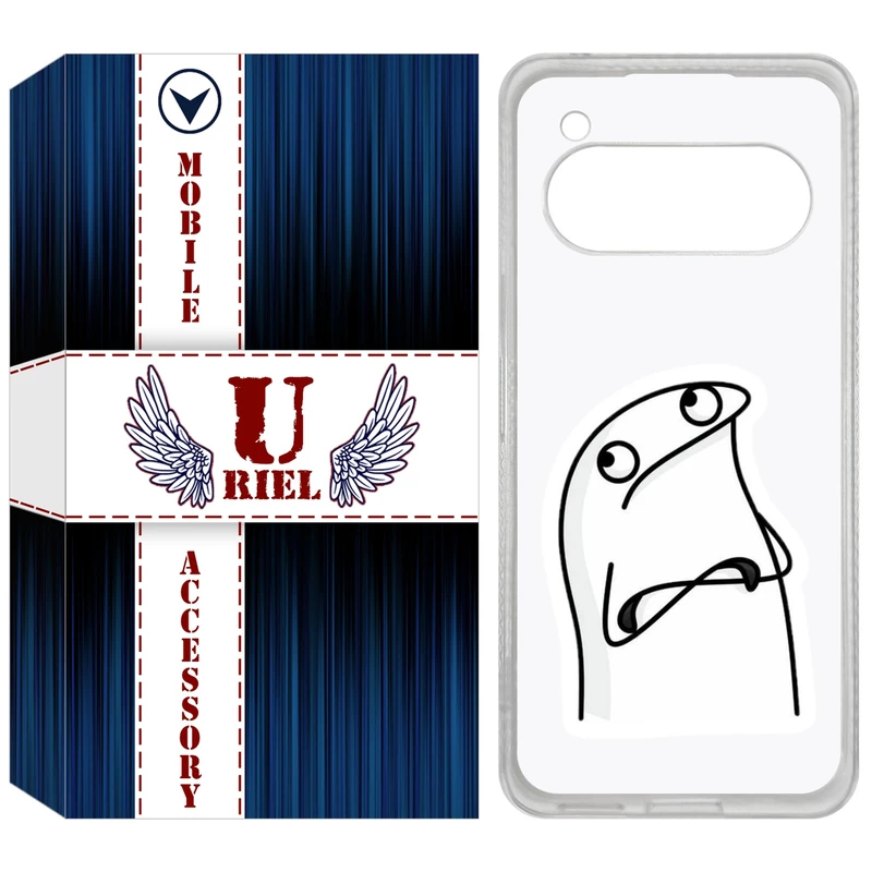 کاور یوریل مدل Clear کد 80 طرح کلافه مناسب برای گوشی موبایل داریا Bond 2 lite / Bond II lite