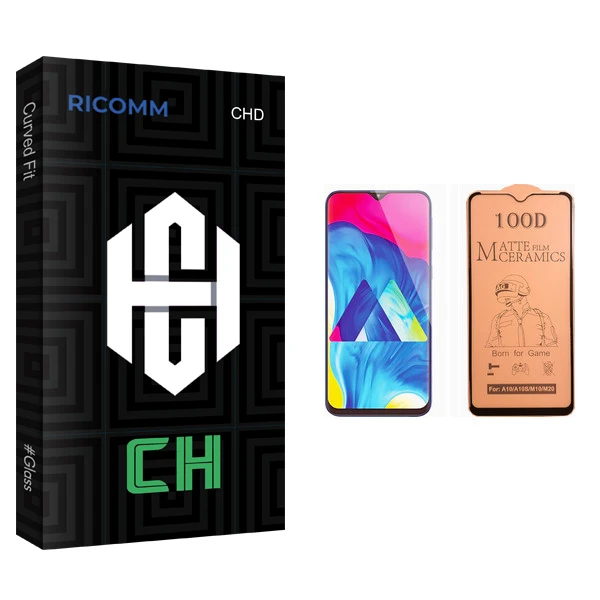 محافظ صفحه نمایش سرامیکی ریکام مدل CH glass مناسب برای گوشی موبایل سامسونگ Galaxy M10