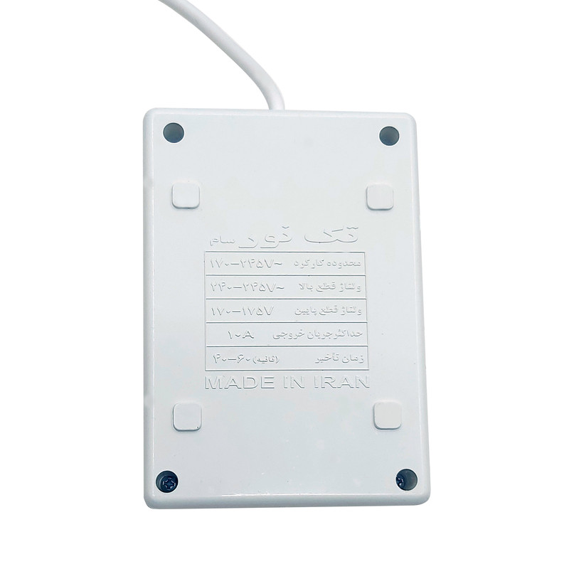 محافظ ولتاژ تک نور مدل TN-4P-3M محافظ ولتاژ تک نور مدل TN-4P-3M