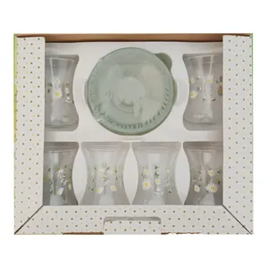 سرویس چای خوری 12 پارچه کاسیلدا هوم مدل Casilda Home Papatya Desenli طرح گل بابونه