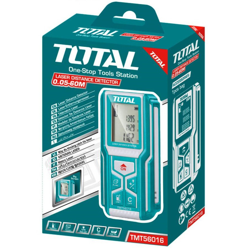 متر لیزری توتال مدل TMT56016