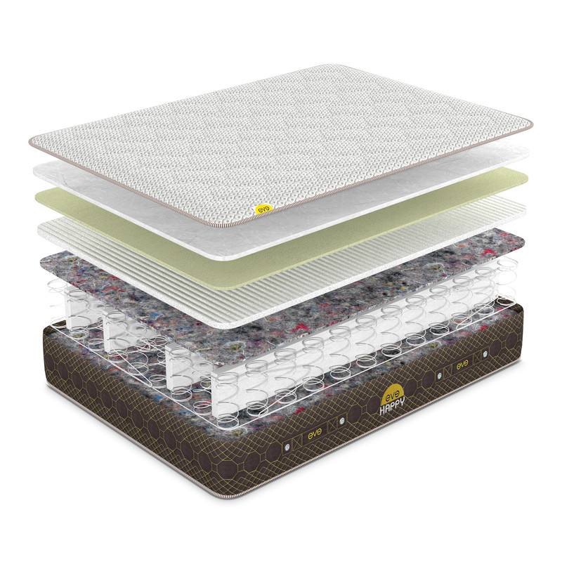 تشک اوه مدل هپی طبی فنری دو نفره سایز 200 × 160 سانتی متر