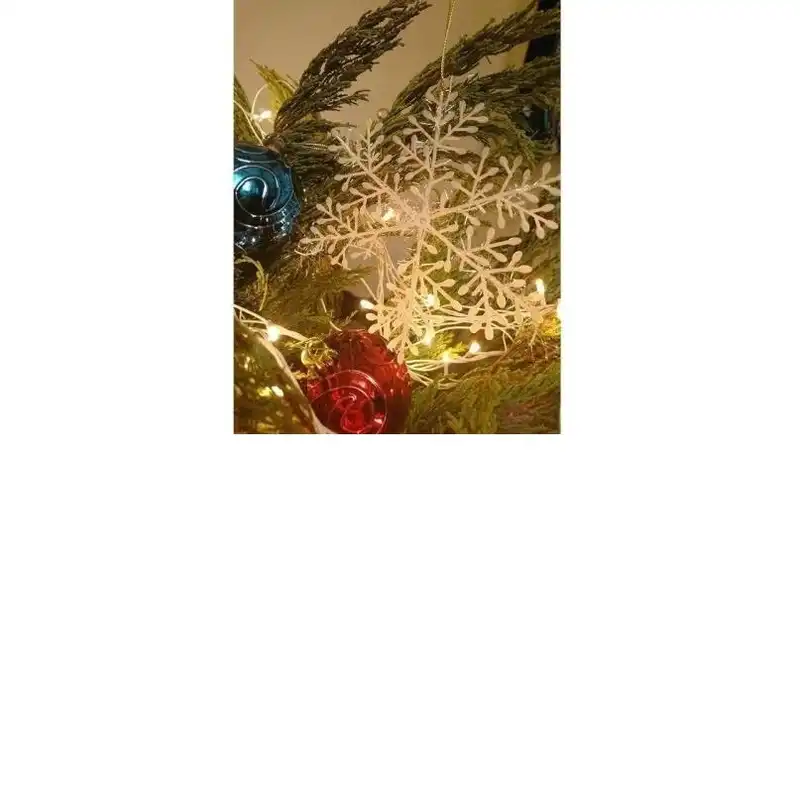 آویز تزیینی
مدل  کریسمس طرح دانه برف f44 بسته 3 عددی