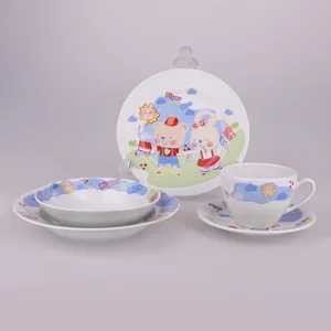 سرویس غذا خوری 5 پارچه کودک افر مدل پیپر و پیکو ورژن 9