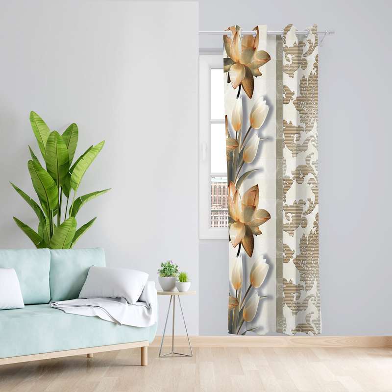 پرده مدل مخمل پانچی کد 1135 سایز 140x200 سانتی متر