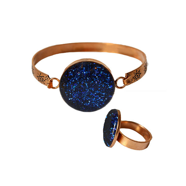 نیم ست زنانه مدل کهکشانی کد JW243