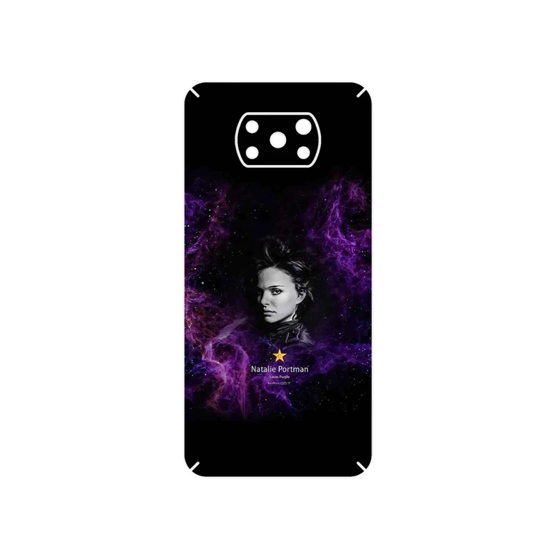 برچسب پوششی ماهوت مدل Natalie Portman مناسب برای گوشی موبایل شیائومی Poco X3 Pro