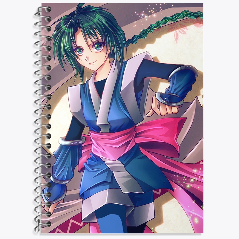 دفتر زبان 50 برگ خندالو مدل سه خط طرح میسائو انیمه رورونی کنشین کد 34906