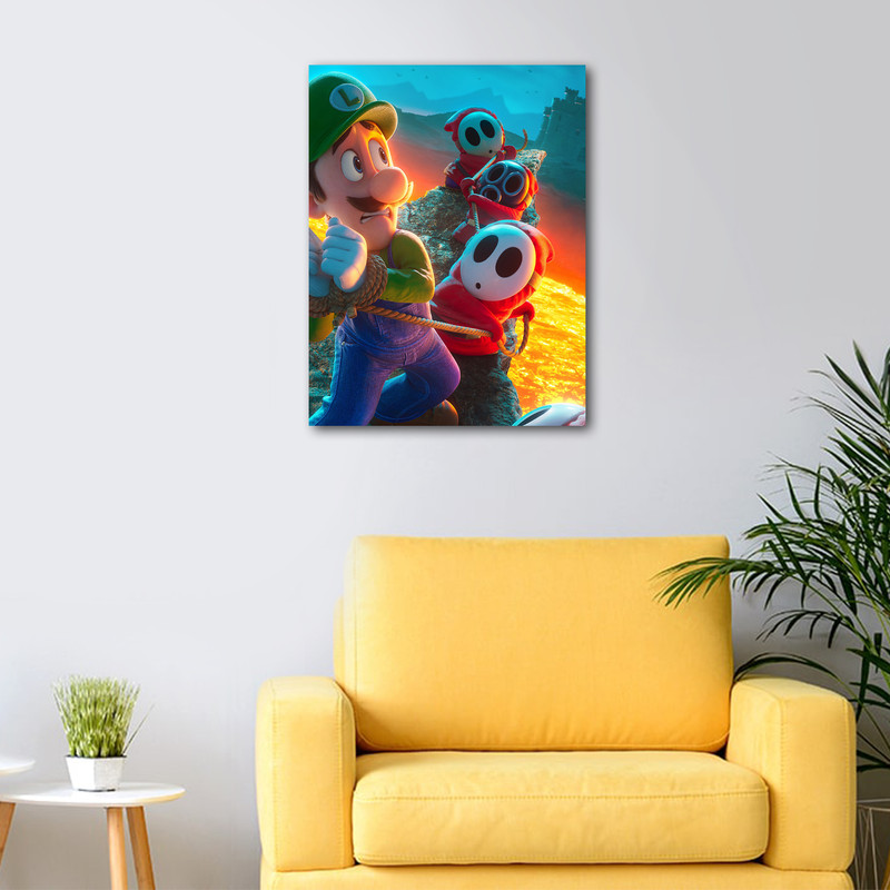 تابلو شاسی عرش مدل فانتزی انیمیشن برادران سوپرماریو کد As4094