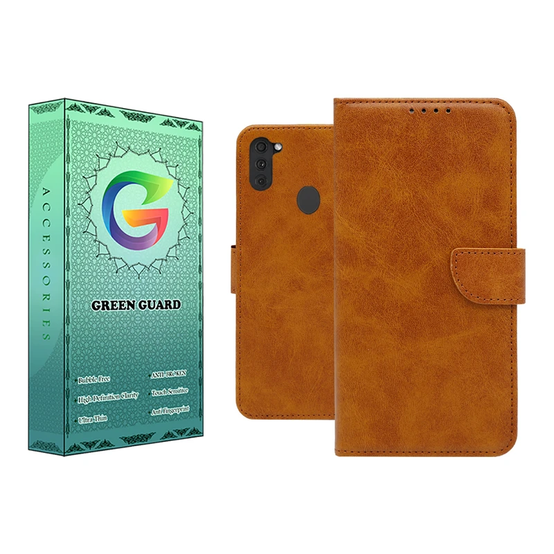 کیف کلاسوری گرین گارد مدل چرمی مگنتی کد Hb-G10 مناسب برای گوشی موبایل سامسونگ Galaxy A11