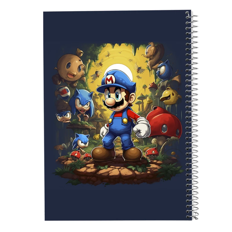 دفتر لیست خرید 50 برگ مدوپد مدل سوپرماریو super mario کد DF2884