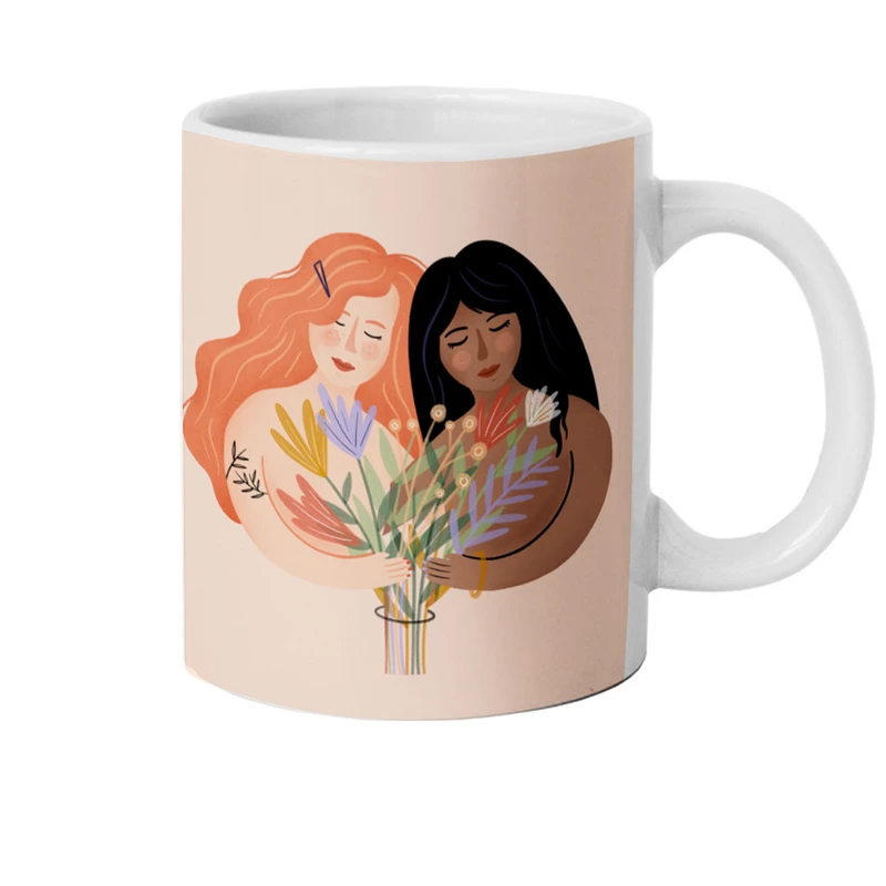 ماگ هومرو طرح دخترونه فانتزی مدل M1009