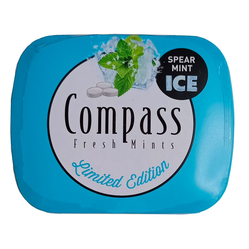 قرص خوشبو کننده دهان نعناع یخی کامپس - 14 گرم بسته 50 عددی