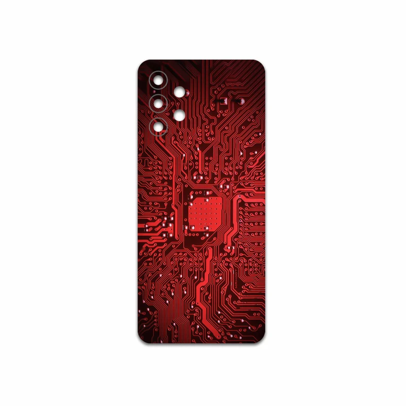 برچسب پوششی ماهوت مدل Red Printed Circuit Board مناسب برای گوشی موبایل سامسونگ Galaxy A32 4G
