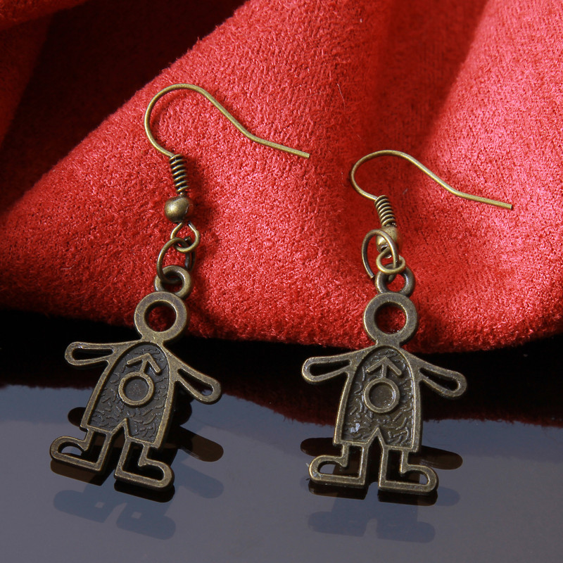 گوشواره دخترانه بازرگانی میلادی کد GZN_071