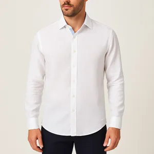 پیراهن آستین بلند مردانه مدل لینن کد 17065368