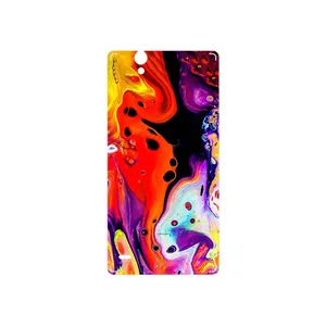 MAHOOT Abstract Oil Art Cover Sticker for Sony Xperia C4