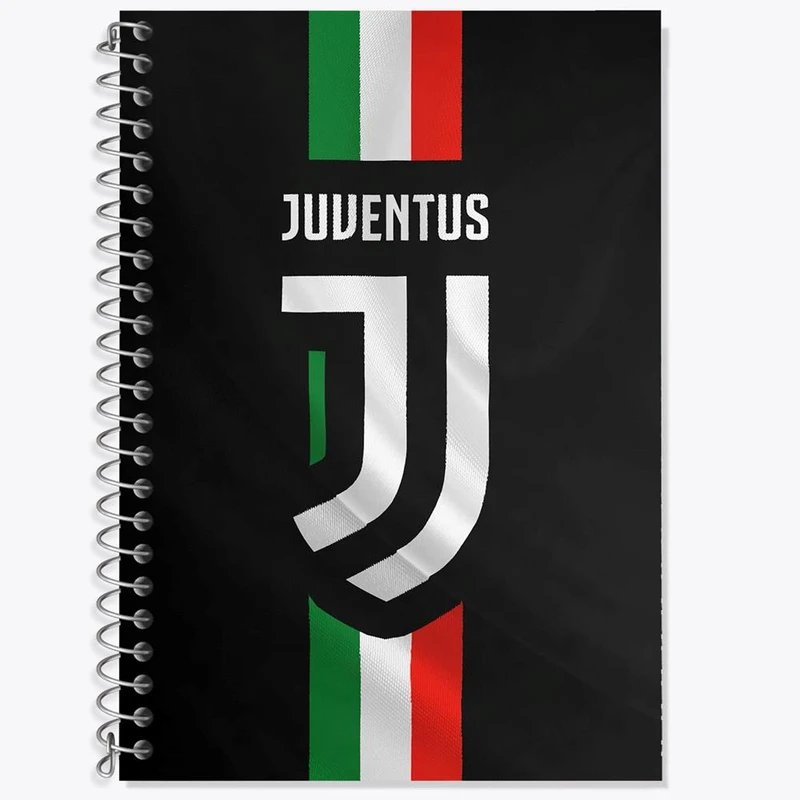 دفتر زبان 50 برگ خندالو مدل دو خط طرح باشگاه یوونتوس کد 26812