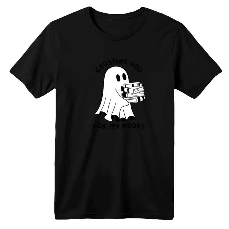 تی شرت آستین کوتاه یقه گرد  بچگانه مدل روح و کتاب