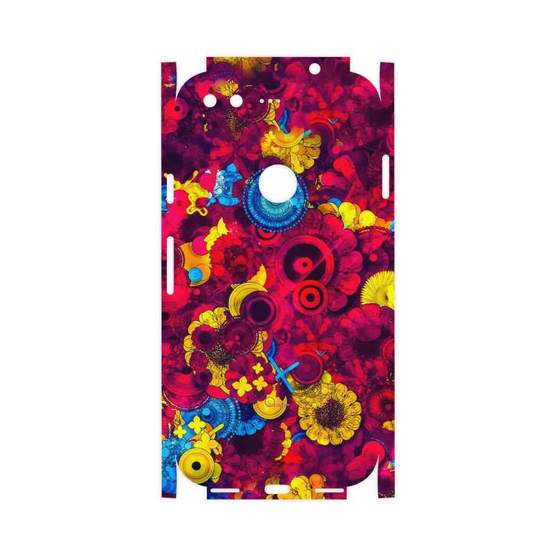 برچسب پوششی ماهوت مدل Vector Flower Garden Digital Art-FullSkin مناسب برای گوشی موبایل گوگل Pixel