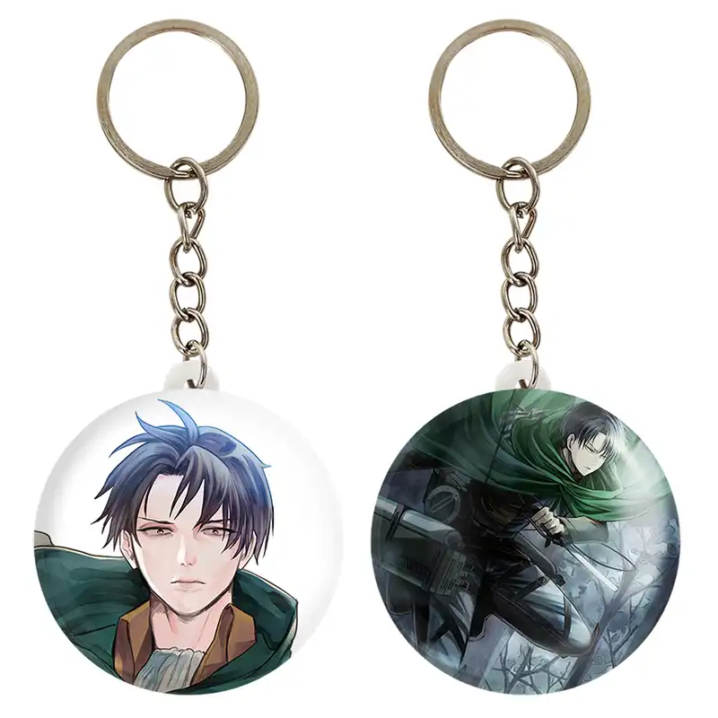 جاکلیدی خندالو مدل لیوای انیمه اتک آن تایتان کد 1862818626 مجموعه 2 عددی